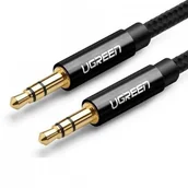 Kable - UGREEN Kabel Jack 3.5mm Jack 3.5mm 1m czarny UGR648BLK UGR648BLK - miniaturka - grafika 1