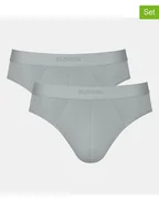 Majtki męskie - Sloggi Slipy (2 pary) "Ever Ease" w kolorze szarym - miniaturka - grafika 1