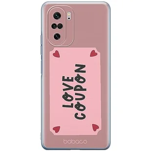 ERT GROUP etui na telefon Xiaomi MI 11i/ REDMI K40/K40 PRO/POCO F3/ F3 PRO, case oryginalny i oficjalnie licencjonowany przez Babaco, wzór Love Coupon 001, optymalnie dopasowane, plecki z TPU - Etui i futerały do telefonów - miniaturka - grafika 1