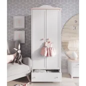 Szafy i szafki dla dzieci - Szafa dwudrzwiowa Luna Basic - miniaturka - grafika 1