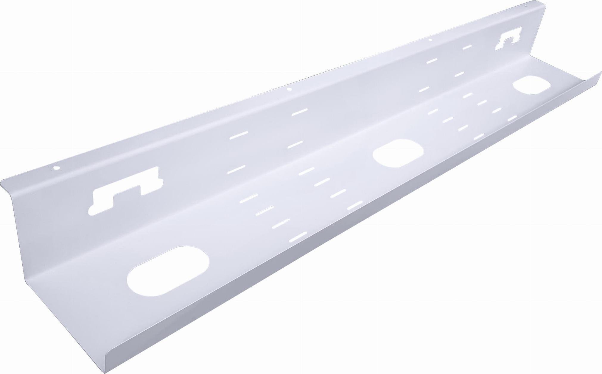 Wojtap Organizer kabli pod biurko 800x130x80 mm biały - otwarty+ taśma rzepowa