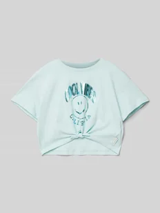 T-shirt o kroju comfort fit z czystej bawełny - Koszulki dla dziewczynek - miniaturka - grafika 1