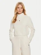 Bluzy damskie - Guess Bluza Olympe V4YQ05 KCAY2 Beżowy Regular Fit - miniaturka - grafika 1