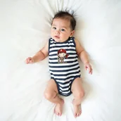 Body dla niemowląt - Body chłopięce BAWEŁNIANE marynarskie PIRATE BOY Captain Mike r. 74/80 - miniaturka - grafika 1