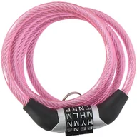 Zabezpieczenia do roweru - DUNLOP Dunlop - Zapięcie do roweru z szyfrem (Różowy) 8711252029221PINK - miniaturka - grafika 1