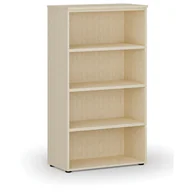Regały biurowe - Regał biurowy PRIMO WOOD, 1434 x 800 x 420 mm, brzoza - miniaturka - grafika 1