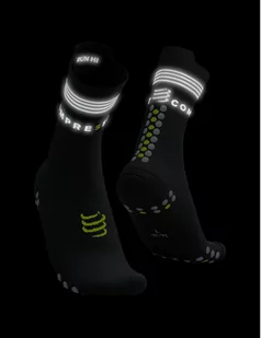 COMPRESSPORT Skarpetki do biegania wysokie ProRacing Socks V4 FLASH - Skarpetki sportowe męskie - miniaturka - grafika 4