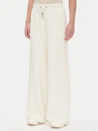 Spodnie sportowe damskie - BOSS Spodnie dresowe C-Etom 50536743 Biały Relaxed Fit - miniaturka - grafika 1