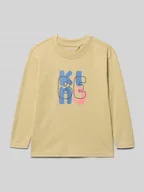 Koszulki dla chłopców - Bluzka z długim rękawem z nadrukowanym motywem - miniaturka - grafika 1