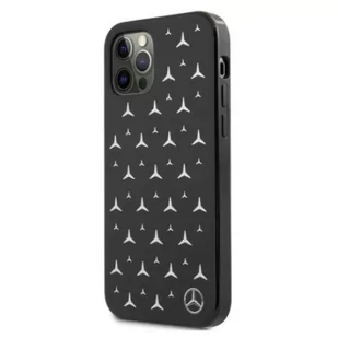 Mercedes MEHCP12MESPBK iPhone 12/12 Pro 6,1" czarny/black hardcase Silver Stars Pattern - Etui i futerały do telefonów - miniaturka - grafika 2