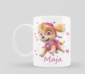 Kubki - KUBEK Z IMIENIEM Psi Patrol Skye Pieski Prezent - miniaturka - grafika 1