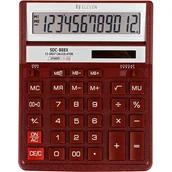 Kalkulatory - Kalkulator Eleven SDC888XRD, stolní, dvanáctimístná (SDC-888XRD) Czerwona - miniaturka - grafika 1