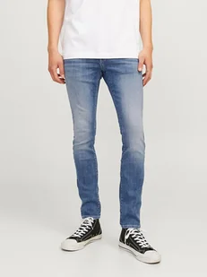 Jack & Jones Dżinsy "Glenn" - Skinny fit - w kolorze niebieskim - Spodnie męskie - miniaturka - grafika 1