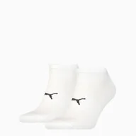 Skarpetki damskie - Skarpety unisex Puma SPORT LIGHT SNEAKER 2-PACK białe 93547601 - miniaturka - grafika 1