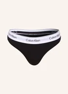 Majtki damskie - Calvin Klein Figi Icon Cotton Modal schwarz - miniaturka - grafika 1