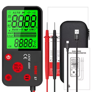 BSIDE S7 Smart Digital Multimeter, Ultra-thin Large LCD Screen, Fully Automatic Testing, Breakpoint Search, Zero Firewire Recog - Multimetry - miniaturka - grafika 1