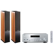 Zestawy stereo - Zestaw stereo YAMAHA MusicCast R-N600A + INDIANA Line Nota 550X Orzech - miniaturka - grafika 1