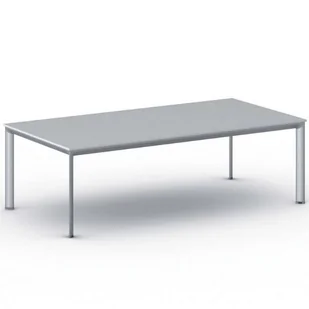 B2B Partner Stół konferencyjny INFINITY 2400 x 1200 x 740 mm, szary 499127 - Stoły i stoliki do biura - miniaturka - grafika 1