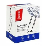 Spinacze i klipsy do papieru - SPINACZE BIUROWE 33MM 10X100SZT MEMOBE, MEMOBE - miniaturka - grafika 1