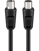 Kable - Wentronic Antena przyłącze 0,50 m; z czarnym przewodem AK 0050 B 0.5 m Black czarny 50912 - miniaturka - grafika 1