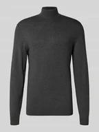 Swetry męskie - Golf z mieszanki wiskozy - miniaturka - grafika 1