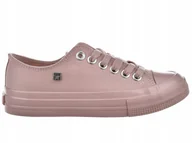 Moda i Uroda OUTLET - BUTY damskie BIG STAR trampki NN274291 pudrowy róż 39 - miniaturka - grafika 1