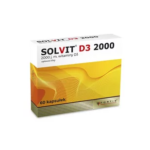 S-Lab Dr. Alex Sadlek Solvit D3 2000 60 kapsułek 3774921 - Witaminy i minerały - miniaturka - grafika 1