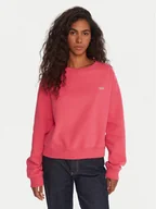 Bluzy damskie - Tommy Jeans Bluza Silver Script DW0DW21961 Różowy Regular Fit - miniaturka - grafika 1