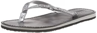 Klapki i japonki damskie - Hilfiger Denim S1385ea damskie japonki 15 g, srebrny - srebrny Dark Silver 041-37 eu - miniaturka - grafika 1