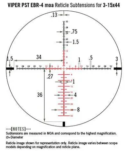 Luneta celownicza Vortex Viper PST II 3-15x44 30 mm AO EBR-4 - Lunety i akcesoria - miniaturka - grafika 7