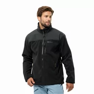 Kurtki męskie - Męski polar Jack Wolfskin BLIZZARD FZ M black - S - miniaturka - grafika 1