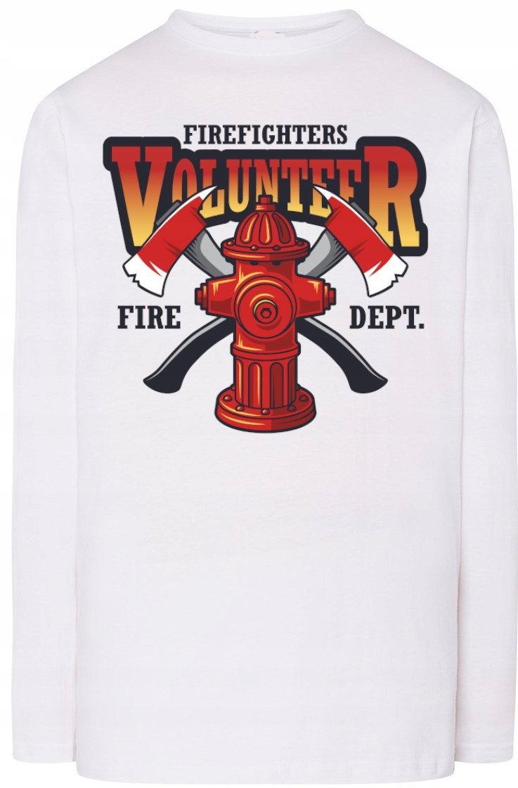 Strażacka Męska bluza Longsleeve Modna Rozm.XL