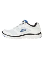 Trampki męskie - Skechers Skórzane sneakersy "Flex Advantage 4.0" w kolorze białym - miniaturka - grafika 1