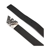 Paski - Emporio Armani Skórzany dwustronny pasek - miniaturka - grafika 1