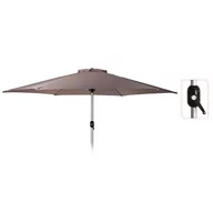 Parasole ogrodowe - Koopman ProGarden Parasol Mardi, 270 cm, kolor taupe - miniaturka - grafika 1