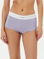 Majtki damskie - Calvin Klein Underwear Bokserki LV00QF8024 Fioletowy - miniaturka - grafika 1