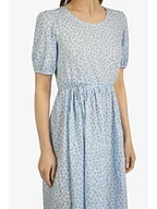 Sukienki - ApartFashion Sukienka damska, swobodna sukienka wieczorowa, niebiesko-biała, normalna, niebieski biały, S - miniaturka - grafika 1