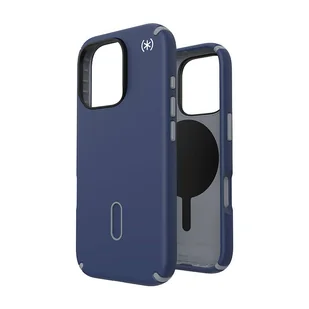 Speck Presidio2 Pro ClickLock & MagSafe - Etui iPhone 16 Pro (Coastal Blue / Dust Grey / White) - Etui i futerały do telefonów - miniaturka - grafika 1