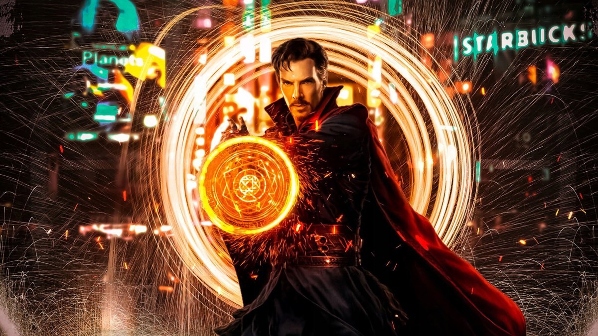 PODKŁADKA POD MYSZ Z Nadrukiem 22x18 cm MARVEL DOKTOR STRANGE Tekst Prezent
