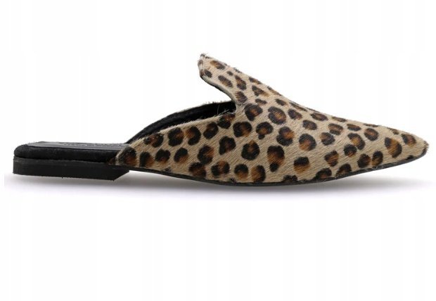 Emmanuela Klapki Damskie Wsuwane Wzór Zwierzęcy 36 Jno