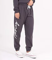 Spodnie damskie - Hurley Spodnie damskie W Billie Script PRF FLC Jogger szary szary XS 3HCZ8877 - miniaturka - grafika 1