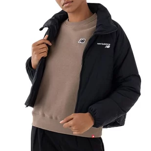 Kurtka New Balance WJ13801BK - czarna - Kurtki i kamizelki sportowe damskie - miniaturka - grafika 1
