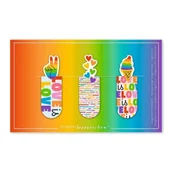 Zakładki do książek - Zakładki magnetyczne Tęcza 3szt - Moses - miniaturka - grafika 1