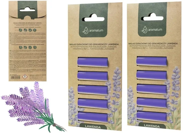 2x Aromatum Wkład Zapachowy do Odkurzacza Lawenda Świeżość