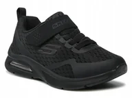Buty dla dziewczynek - BUTY dziecięce SKECHERS TORVIX 403775L-BBK czarne na rzepę lekkie 35,5 - miniaturka - grafika 1