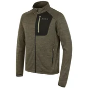 Bluzy sportowe męskie - Męska bluza MOOA Nyore Grid 220 Rozmiar: XL / Kolor: zielony - miniaturka - grafika 1