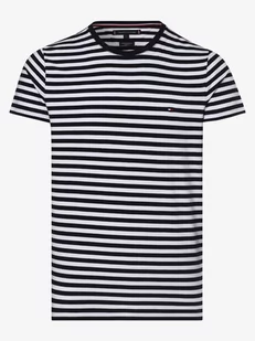 Tommy Hilfiger - T-shirt męski, niebieski|biały|wielokolorowy - Koszulki męskie - miniaturka - grafika 1