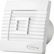 Wentylatory łazienkowe - airRoxy Wentylator ścienny 100mm 15W z żaluzją grawitacyjną wyłącznik czasowy pRestige 100ZG TS 01-027 - miniaturka - grafika 1
