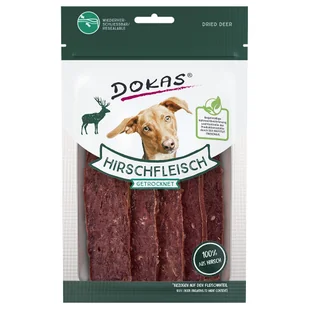 Dokas, suszone mięso z jelenia - 60 g - Przysmaki dla psów - miniaturka - grafika 3