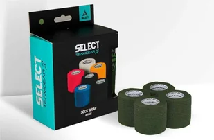 Taśma Do Getrów Select 5 Cm Zestaw 4 Szt. Zielona - Piłka nożna - miniaturka - grafika 1